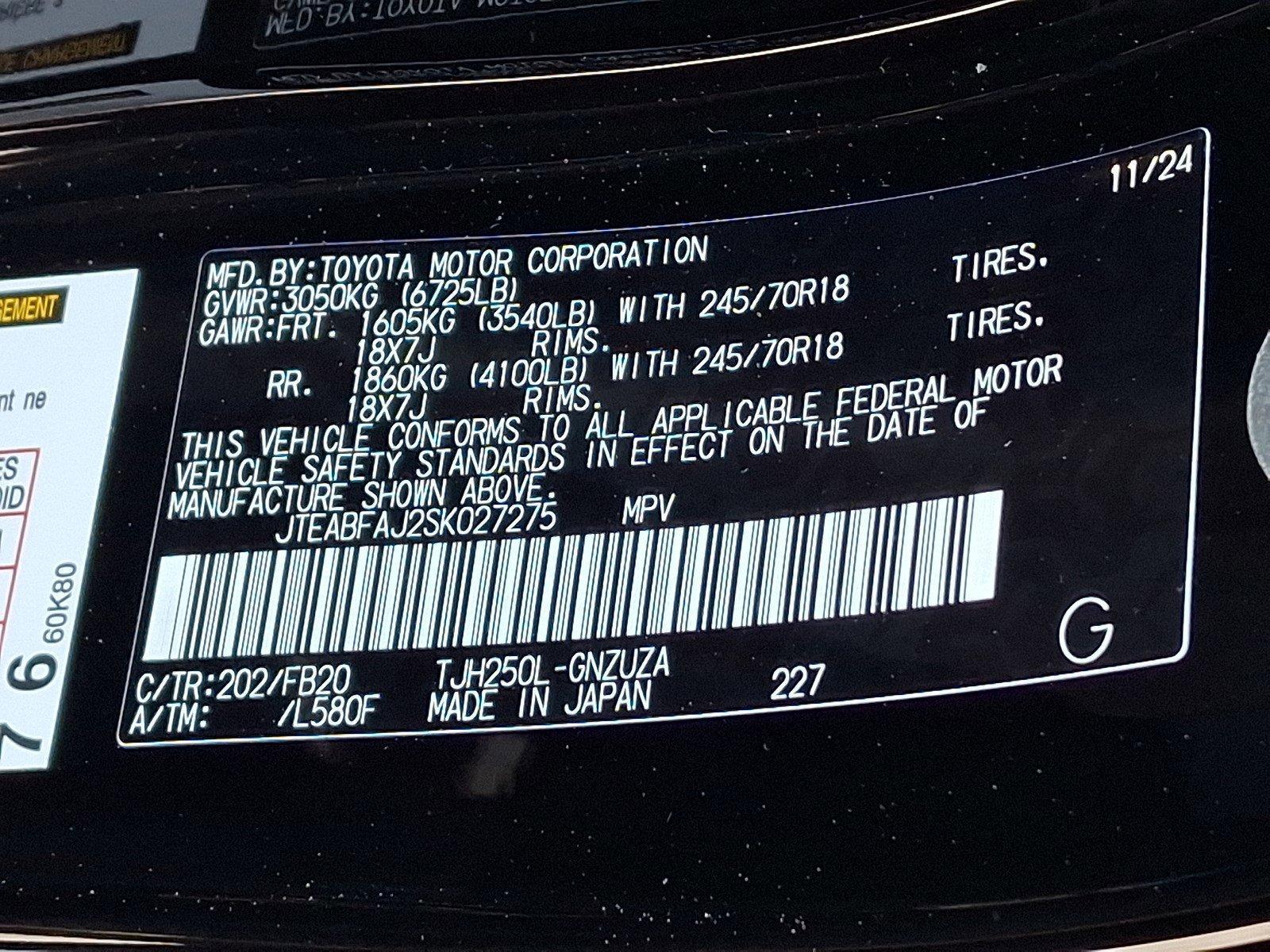 2025 Toyota Land Cruiser Vehicle Photo in Harrisburg, PA 17111