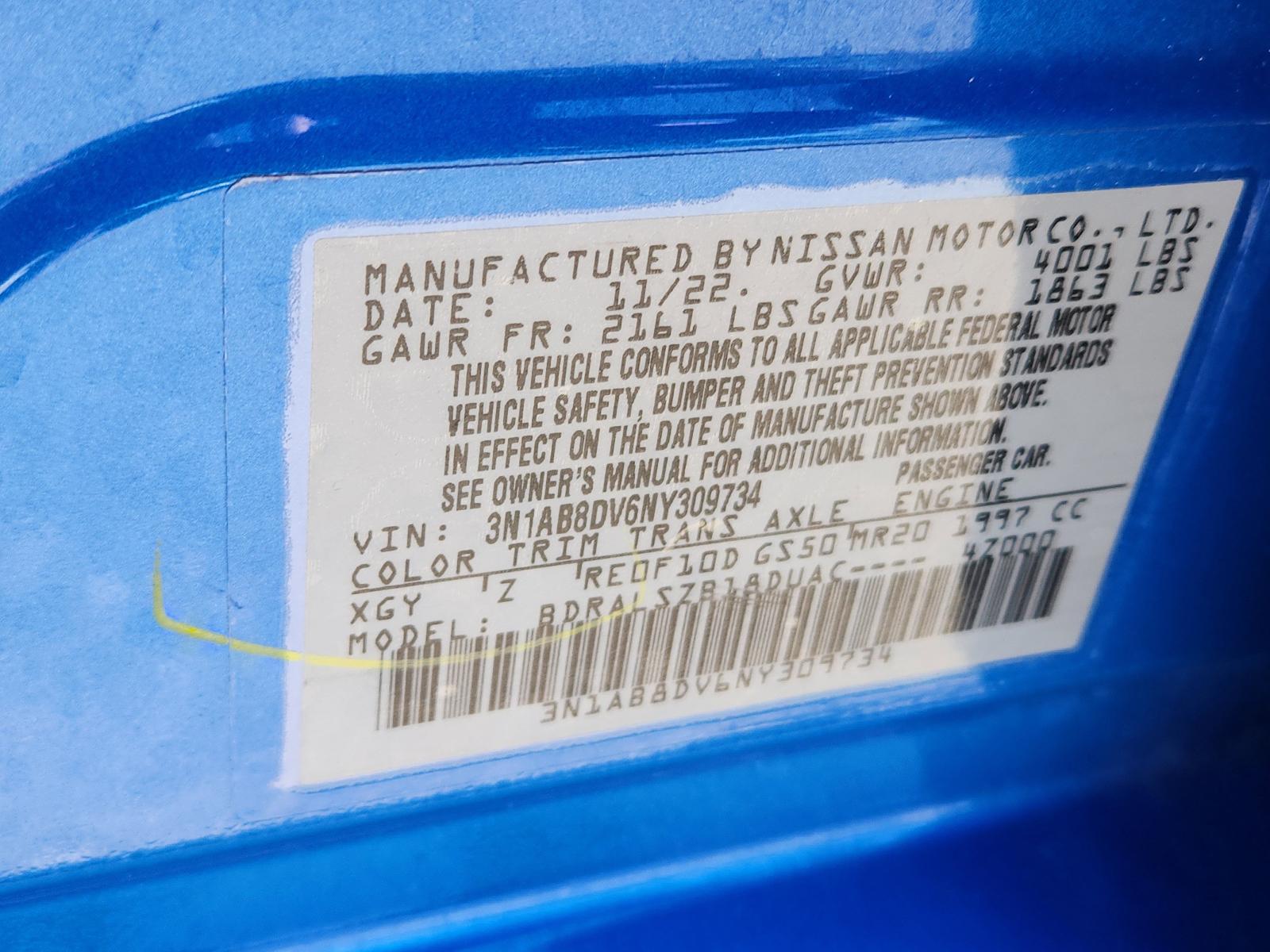 2022 Nissan Sentra Vehicle Photo in Albuquerque, NM 87110