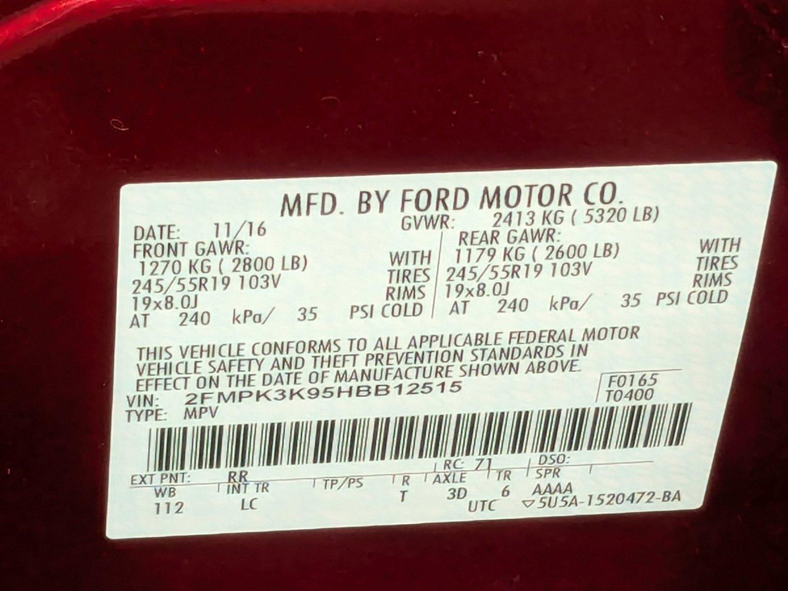 2017 Ford Edge Vehicle Photo in St. Petersburg, FL 33713