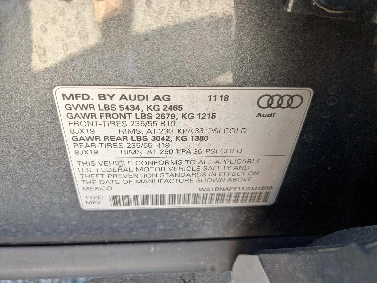 2019 Audi Q5 Vehicle Photo in ORLANDO, FL 32808-7998