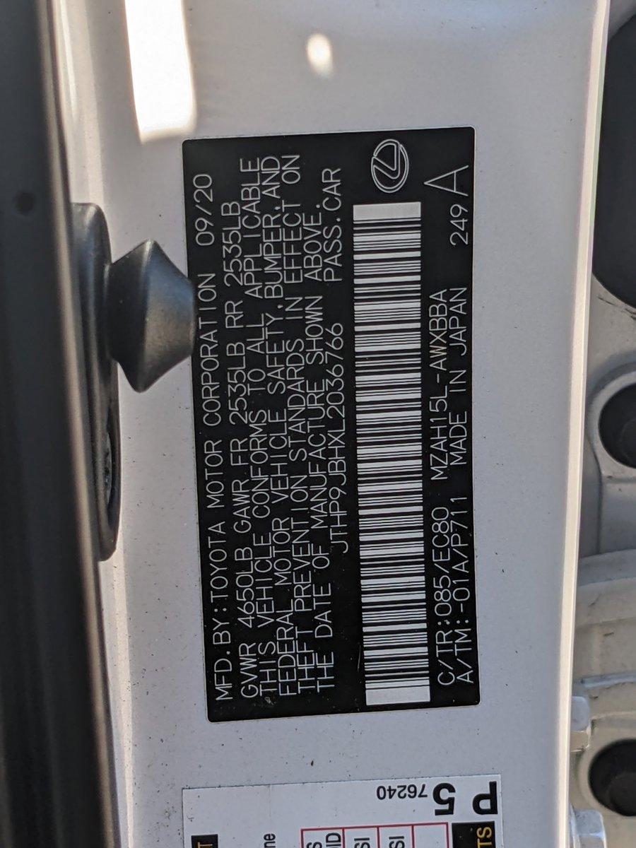 2020 Lexus UX Vehicle Photo in GREENACRES, FL 33463-3207