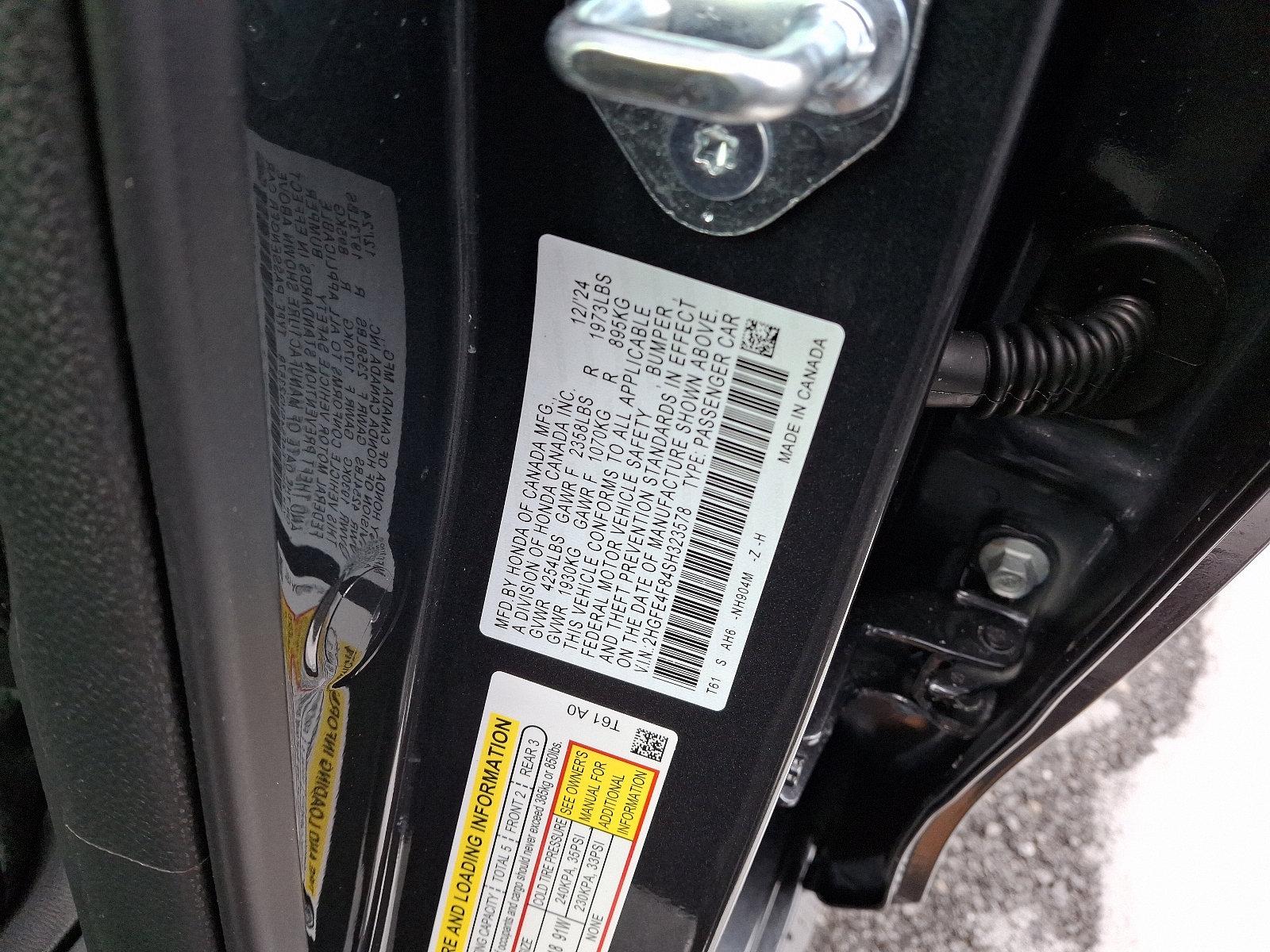 2025 Honda Civic Sedan Hybrid Vehicle Photo in Harrisburg, PA 17111