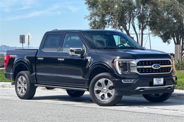 Used 2021 Ford F-150 Platinum with VIN 1FTFW1E59MFB49772 for sale in Redwood City, CA