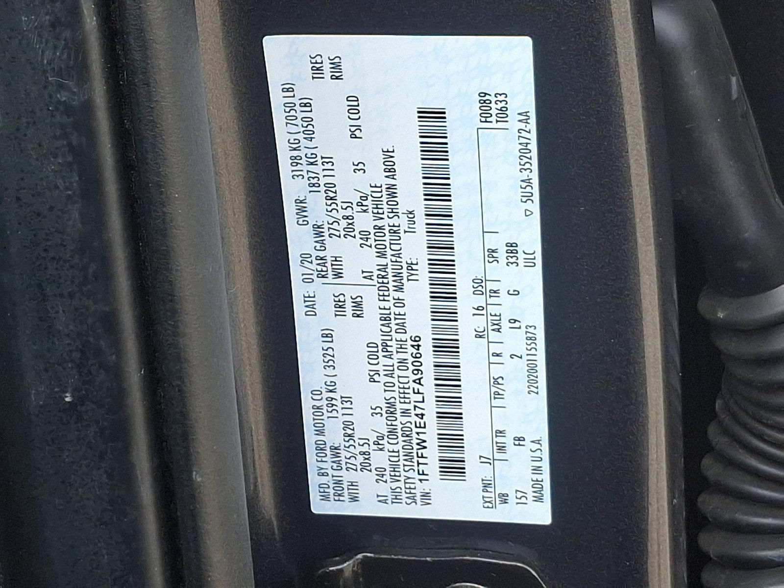 2020 Ford F-150 Vehicle Photo in Trevose, PA 19053