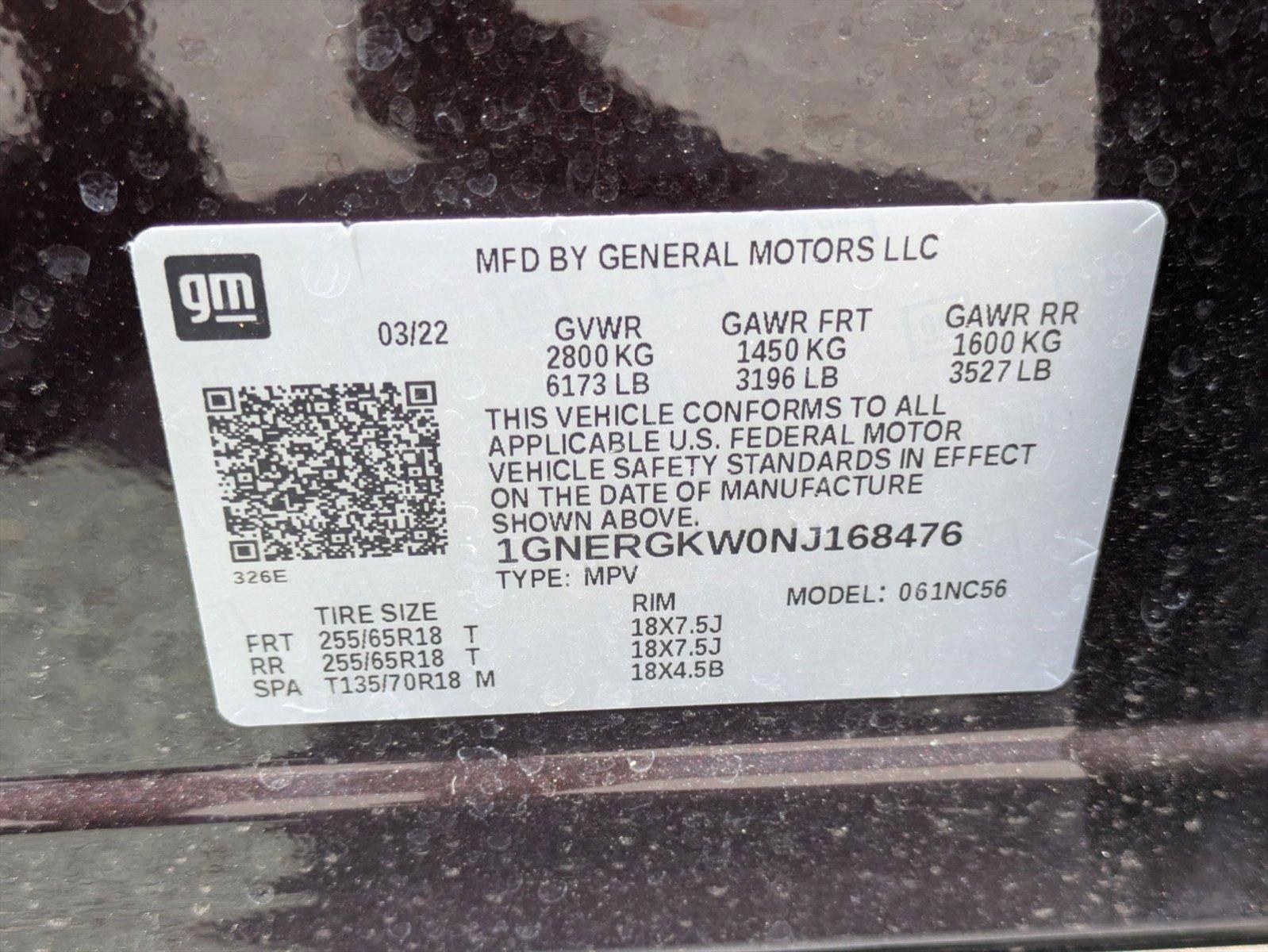 2022 Chevrolet Traverse Vehicle Photo in GREENACRES, FL 33463-3207
