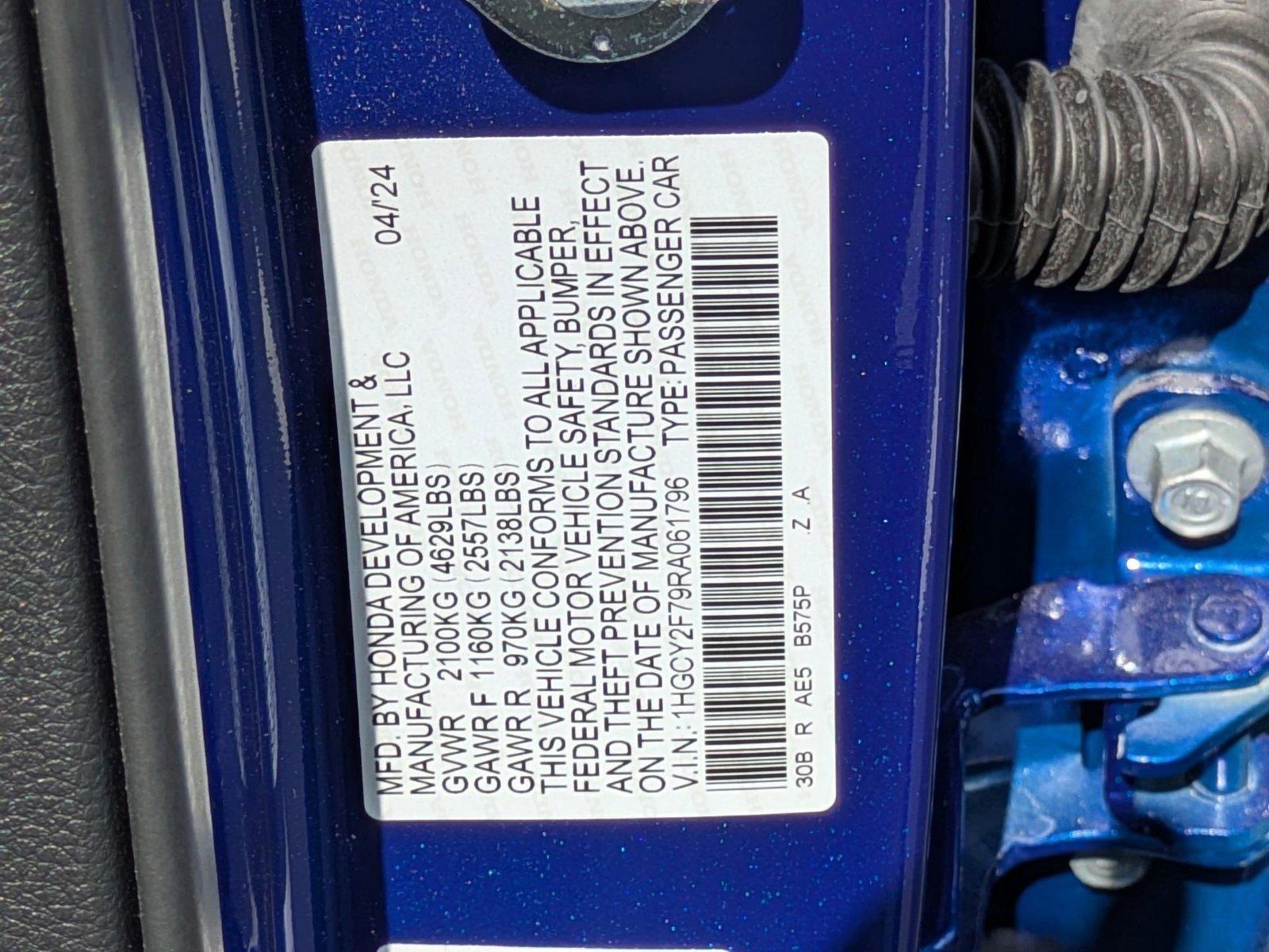2024 Honda Accord Hybrid Vehicle Photo in Clearwater, FL 33764