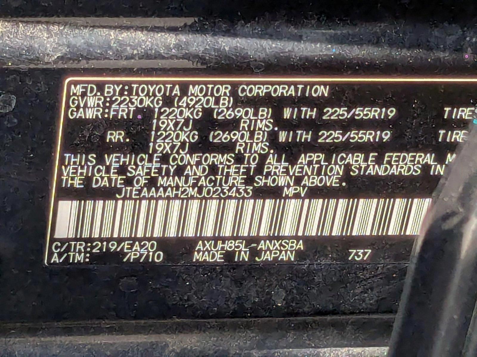 2021 Toyota Venza Vehicle Photo in St. Petersburg, FL 33713
