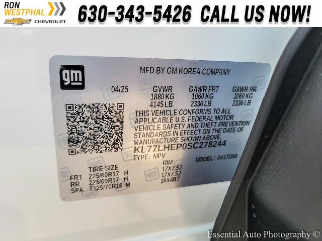 2025 Chevrolet Trax Vehicle Photo in AURORA, IL 60503-9326