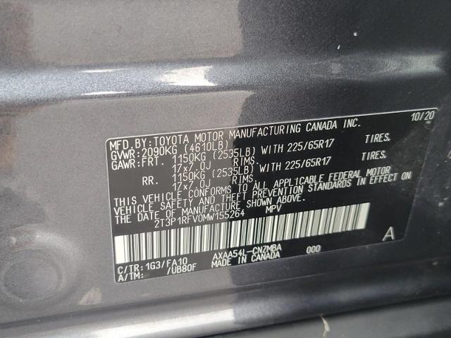 2021 Toyota RAV4 Vehicle Photo in MADISON, WI 53713-3220