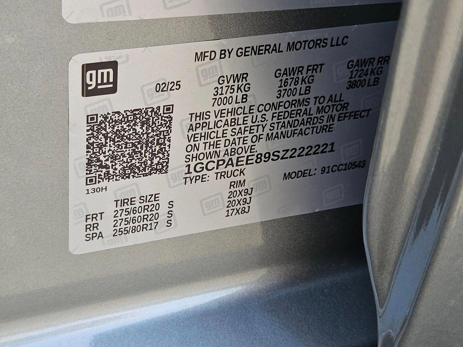 2025 Chevrolet Silverado 1500 Vehicle Photo in MESA, AZ 85206-4395