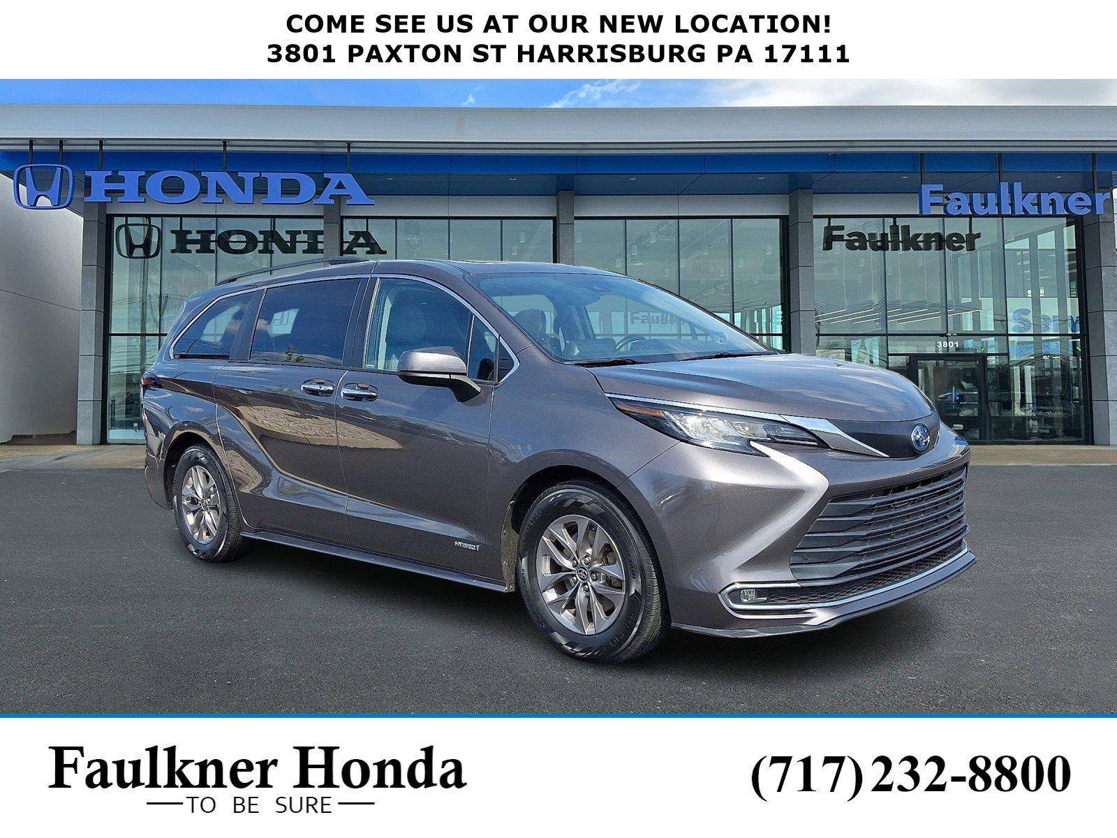 Used 2021 Toyota Sienna XLE with VIN 5TDJRKEC4MS012275 for sale in Harrisburg, PA