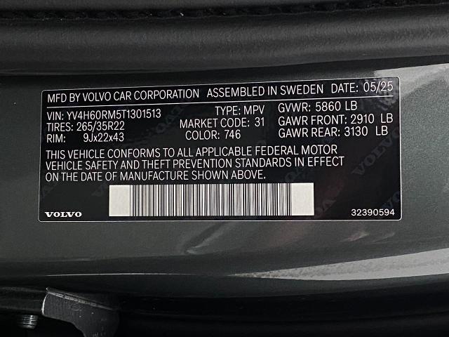2026 Volvo XC60 Plug-In Hybrid Vehicle Photo in Appleton, WI 54913
