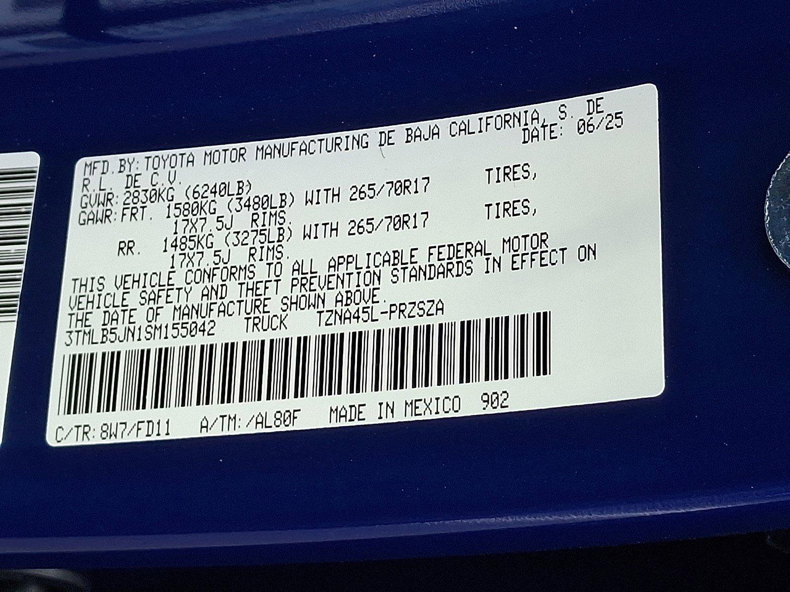2025 Toyota Tacoma 4WD Vehicle Photo in Harrisburg, PA 17111