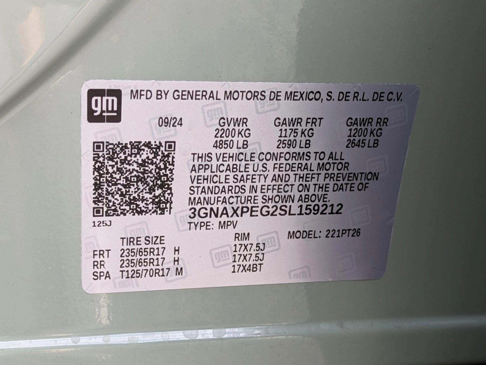 2025 Chevrolet Equinox Vehicle Photo in ORLANDO, FL 32812-3021