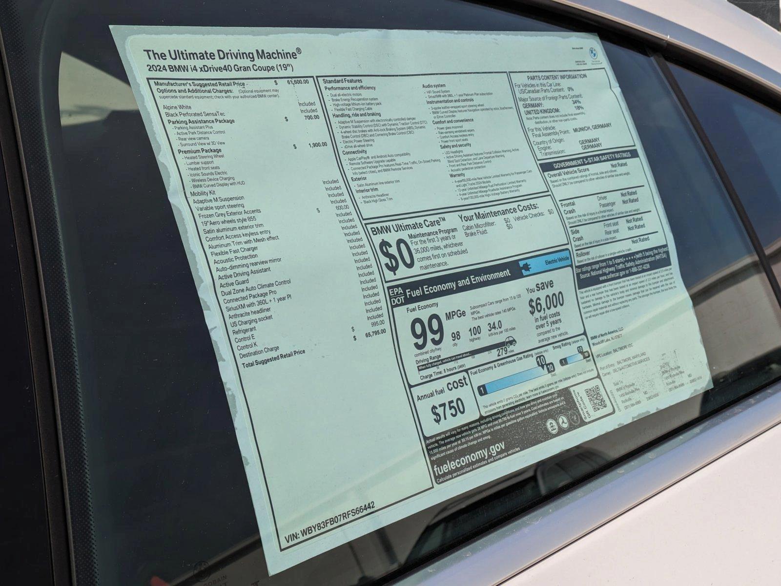 2024 BMW i4 Vehicle Photo in Rockville, MD 20852