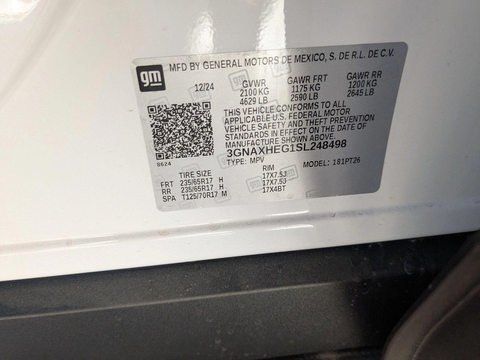 2025 Chevrolet Equinox Vehicle Photo in MIAMI, FL 33134-2699