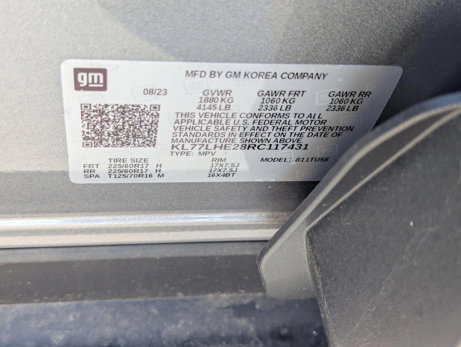 2024 Chevrolet Trax Vehicle Photo in PEMBROKE PINES, FL 33024-6534