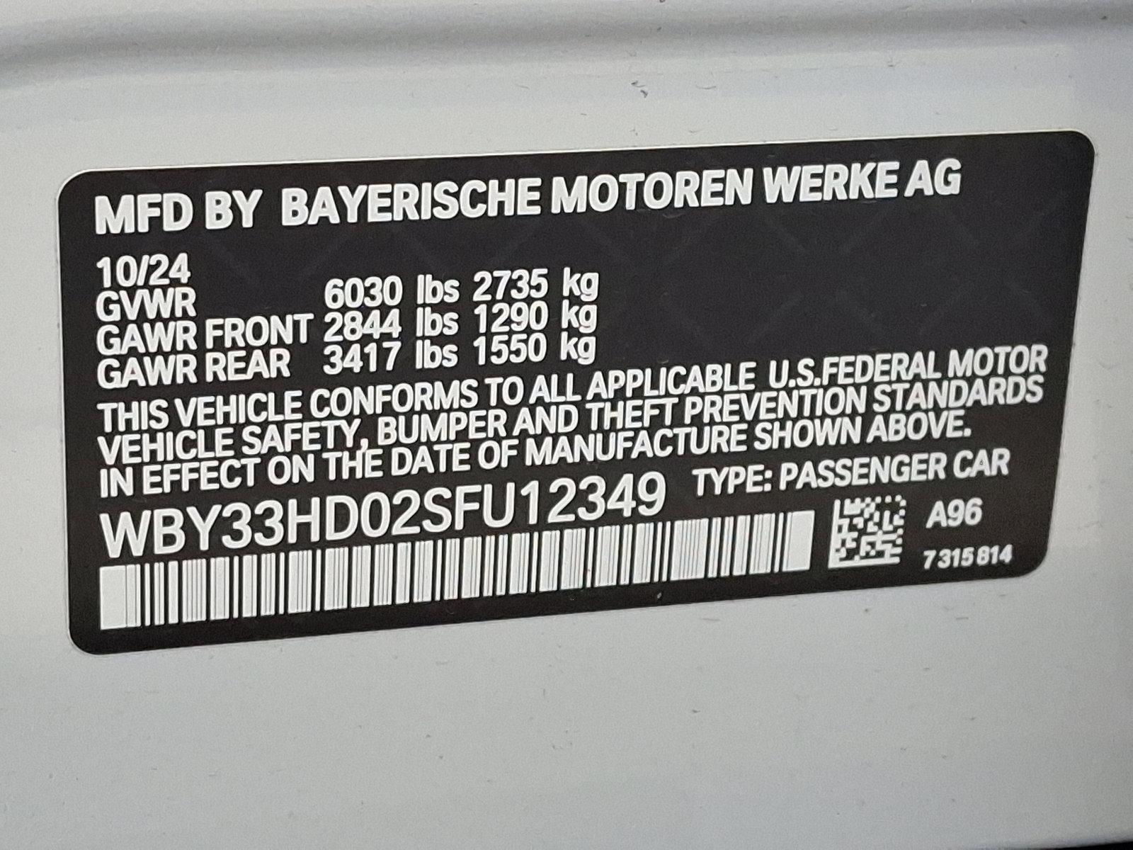 2025 BMW i4 Vehicle Photo in Lancaster, PA 17601