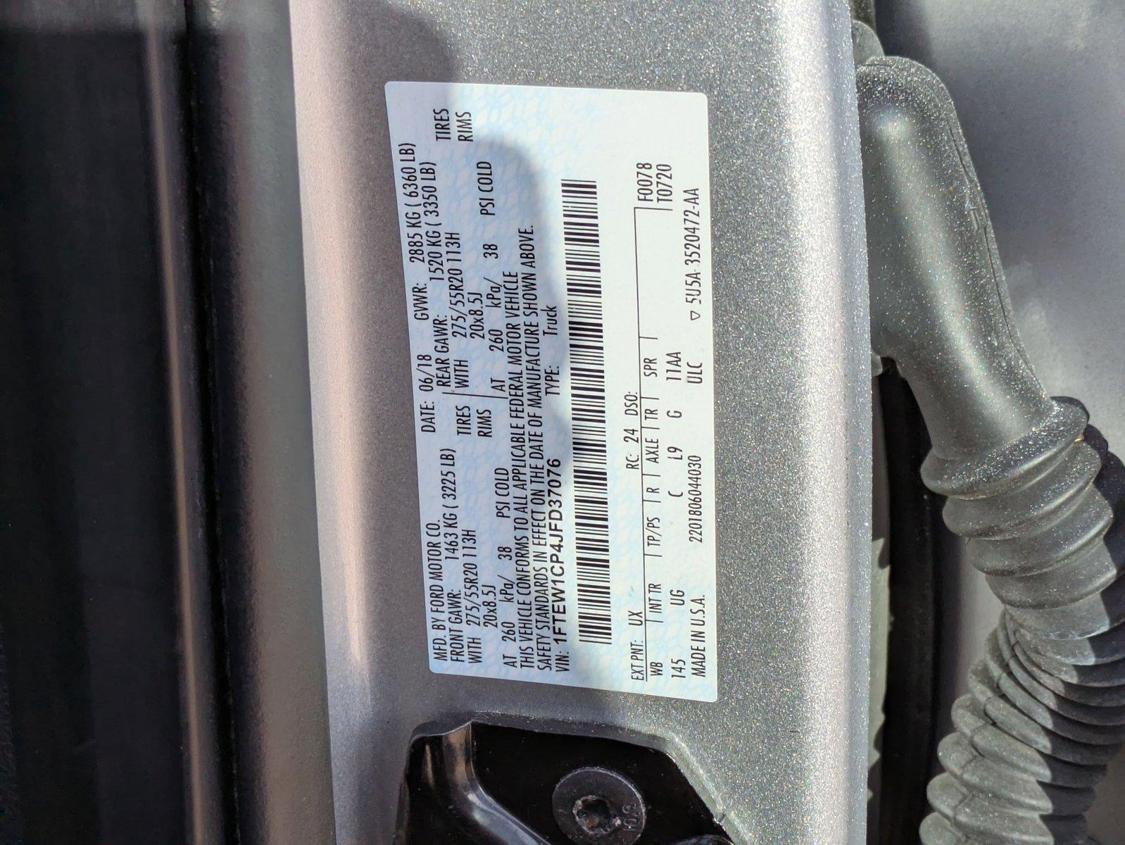 2018 Ford F-150 Vehicle Photo in Jacksonville, FL 32244