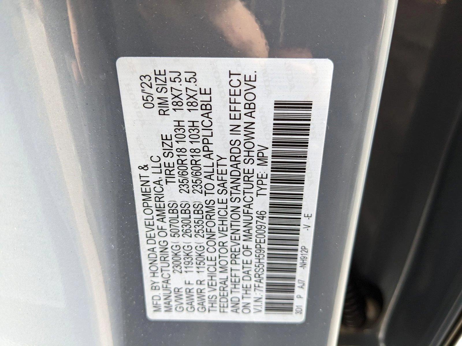 2023 Honda CR-V Hybrid Vehicle Photo in ORLANDO, FL 32808-7998