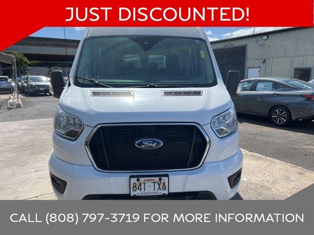 Used 2021 Ford Transit Passenger Van XLT with VIN 1FBAX2C83MKA49821 for sale in Kaneohe, HI