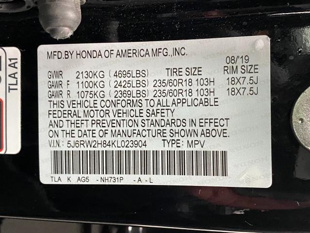 2019 Honda CR-V Vehicle Photo in Appleton, WI 54913