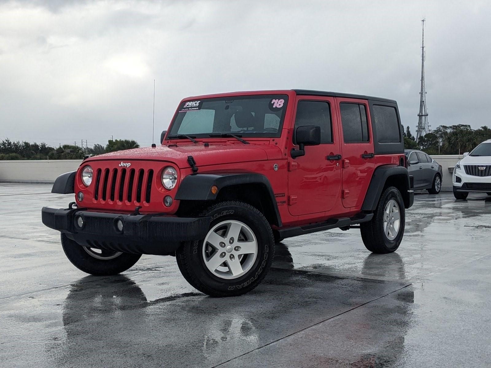 2018 Jeep Wrangler JK Unlimited Vehicle Photo in WEST PALM BEACH, FL 33407-3296