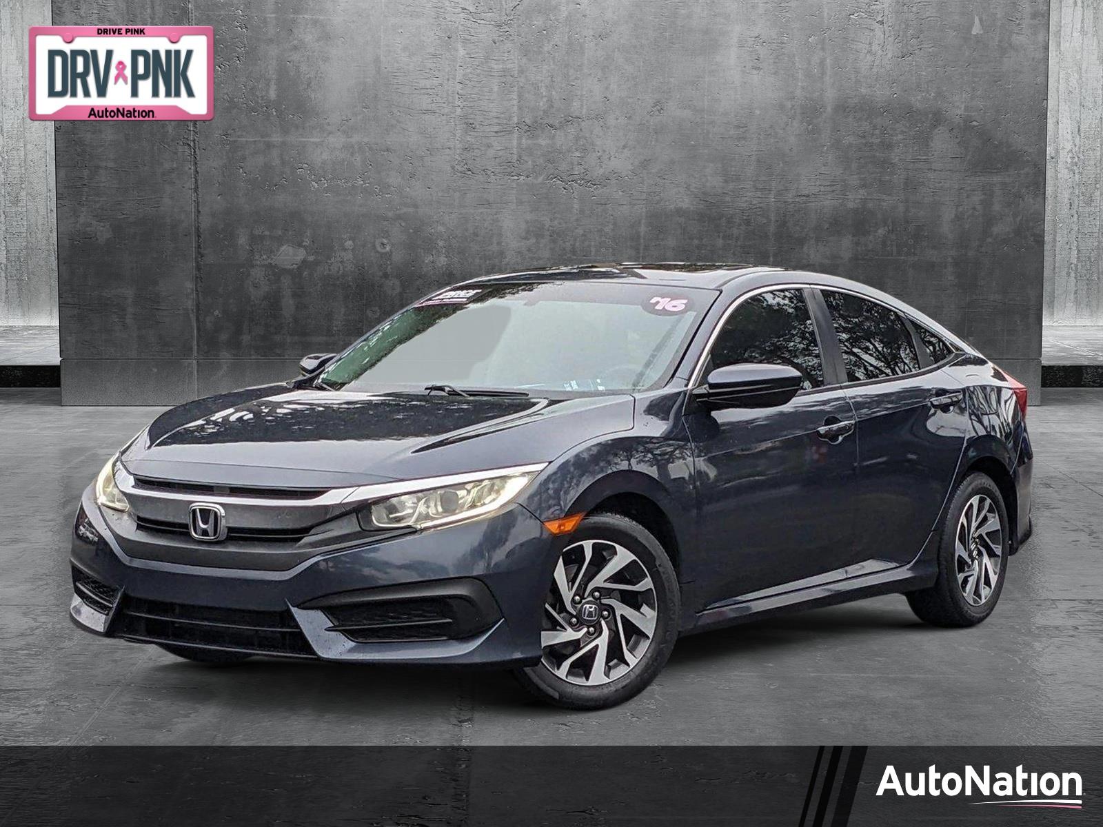 2016 Honda Civic Sedan Vehicle Photo in GREENACRES, FL 33463-3207