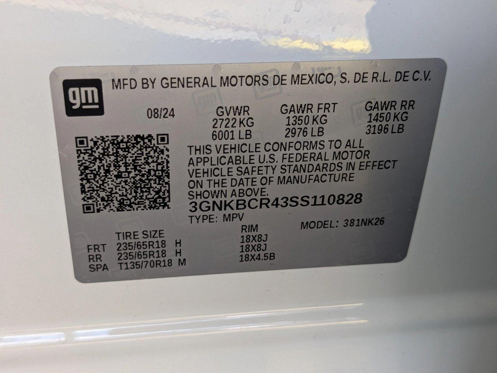 2025 Chevrolet Blazer Vehicle Photo in MIAMI, FL 33134-2699