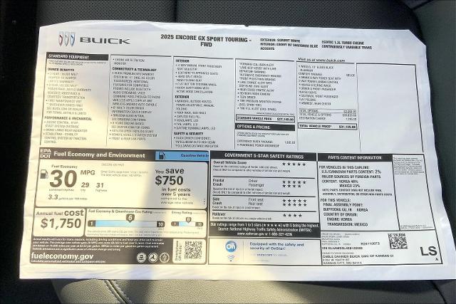 2025 Buick Encore GX Vehicle Photo in KANSAS CITY, MO 64114-4545