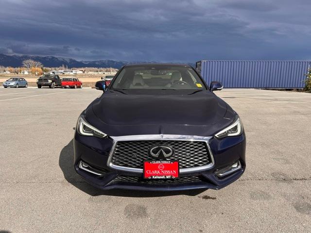 Used 2021 INFINITI Q60 Coupe LUXE with VIN JN1EV7KL8MM470706 for sale in Kalispell, MT