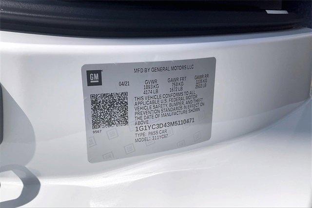 2021 Chevrolet Corvette Stingray Vehicle Photo in INDEPENDENCE, MO 64055-1314