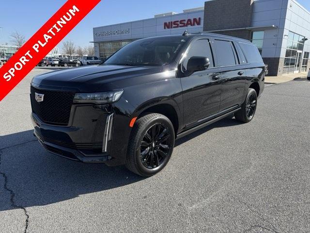 Used 2023 Cadillac Escalade ESV Sport Platinum with VIN 1GYS4RKLXPR386340 for sale in Springdale, AR