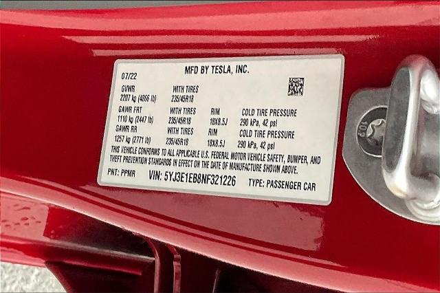 2022 Tesla Model 3 Vehicle Photo in Grapevine, TX 76051