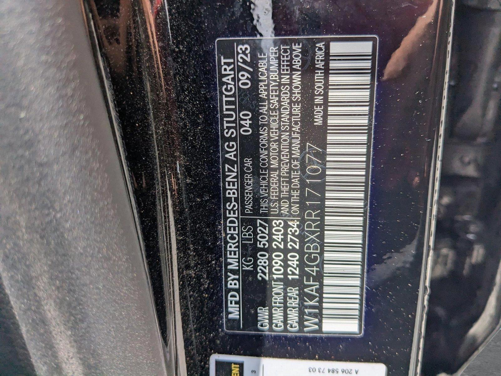 2024 Mercedes-Benz C-Class Vehicle Photo in Pompano Beach, FL 33064