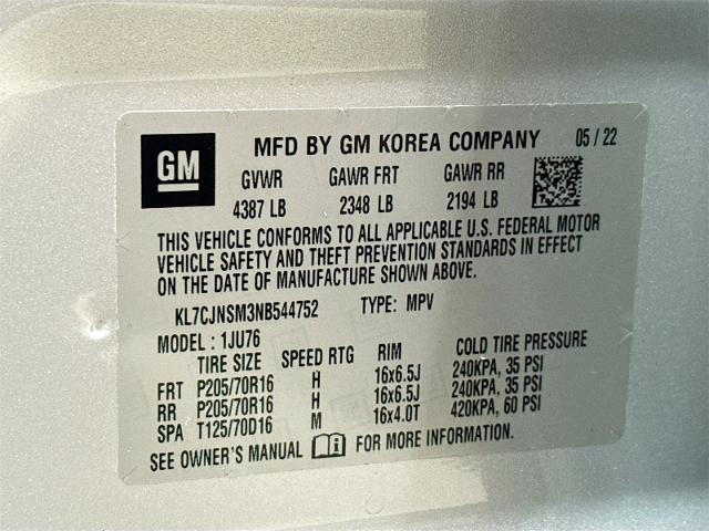 2022 Chevrolet Trax Vehicle Photo in EVERETT, WA 98203-5662