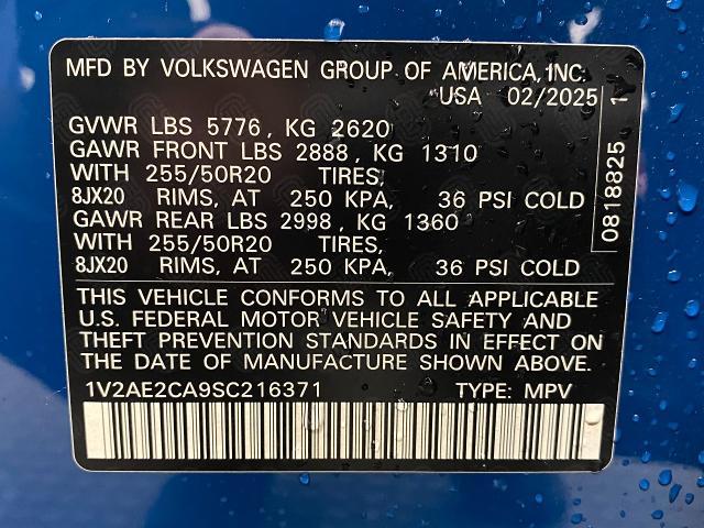 2025 Volkswagen Atlas Cross Sport Vehicle Photo in Appleton, WI 54913