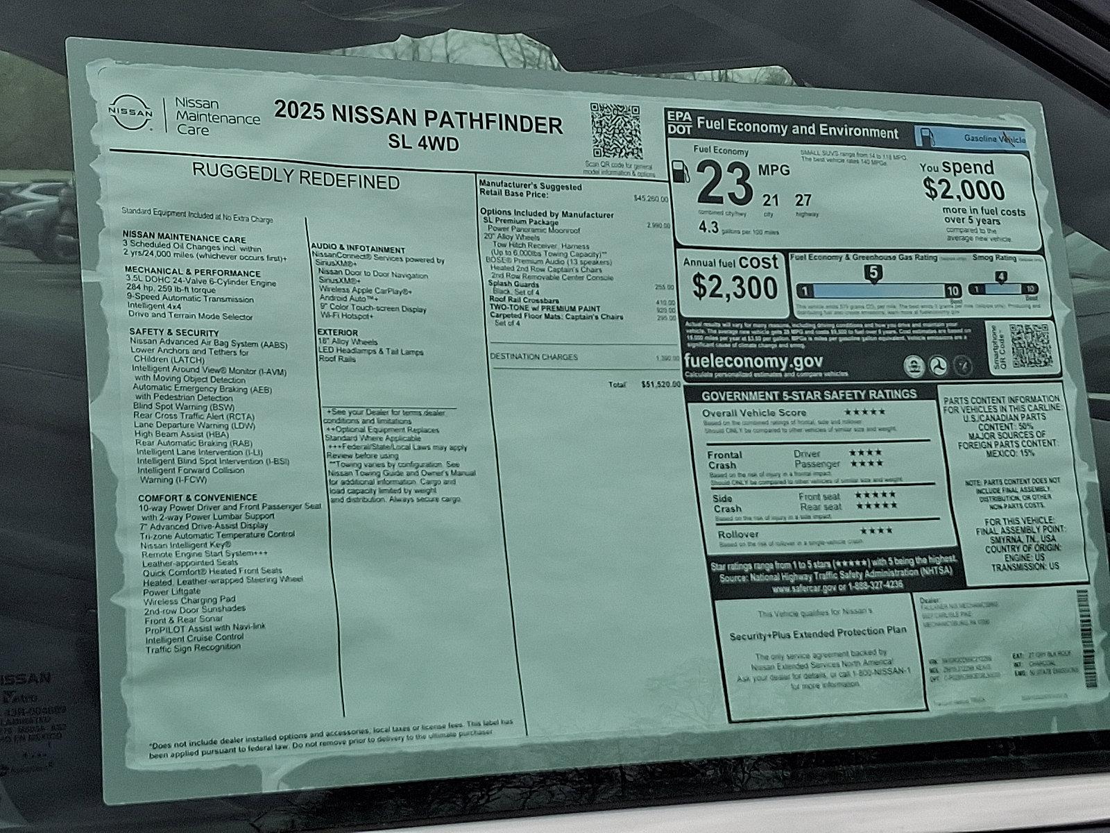2025 Nissan Pathfinder Vehicle Photo in Mechanicsburg, PA 17050-2306