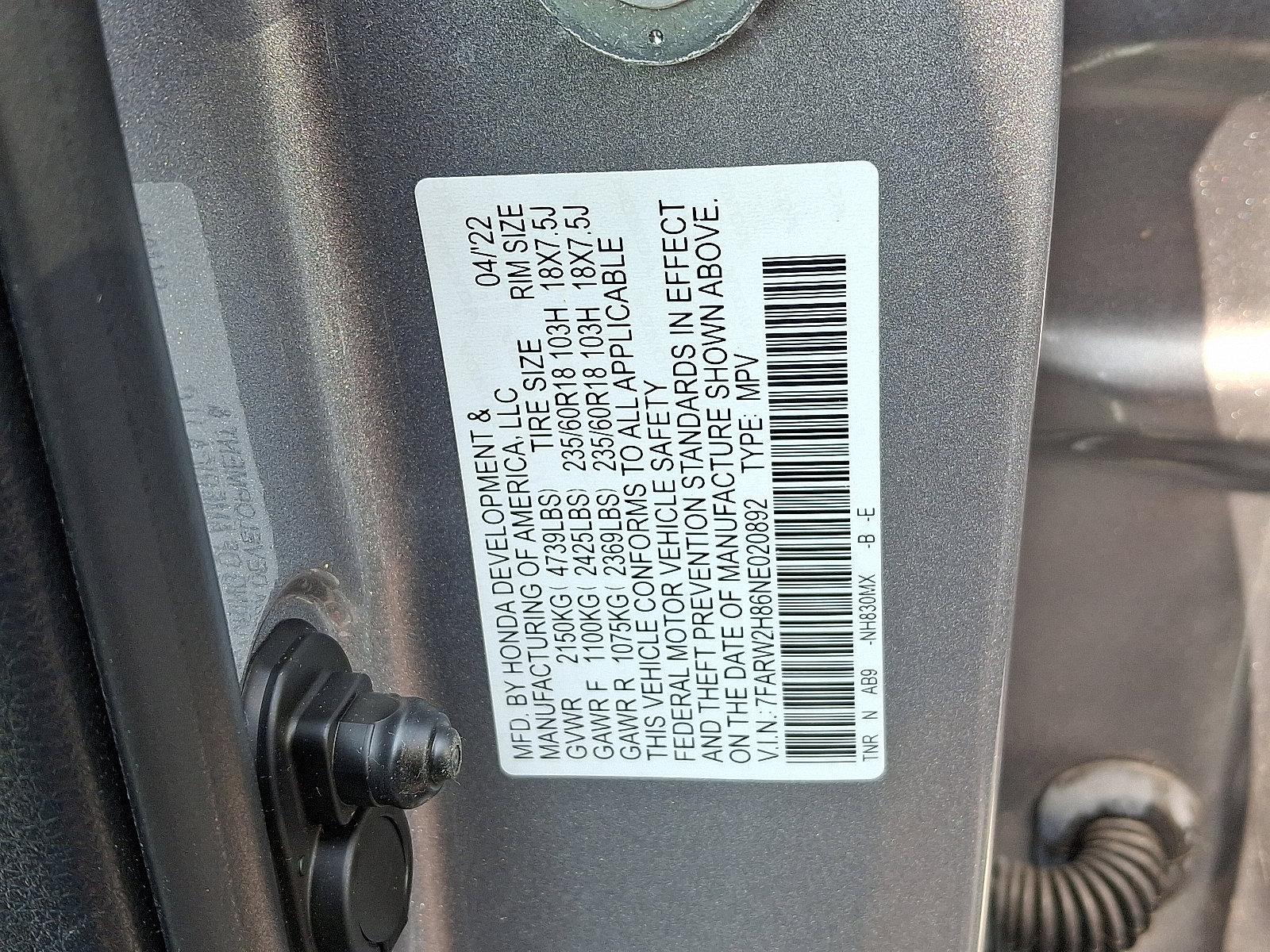 2022 Honda CR-V Vehicle Photo in Harrisburg, PA 17111