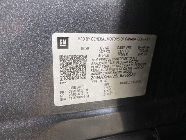 2020 Chevrolet Equinox Vehicle Photo in MEDINA, OH 44256-9001