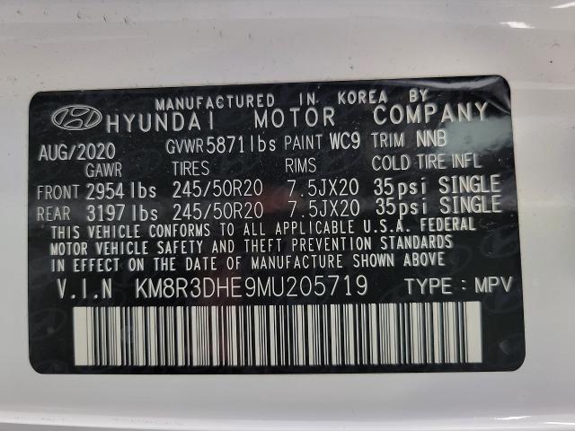 2021 Hyundai Palisade Vehicle Photo in APPLETON, WI 54914-4656