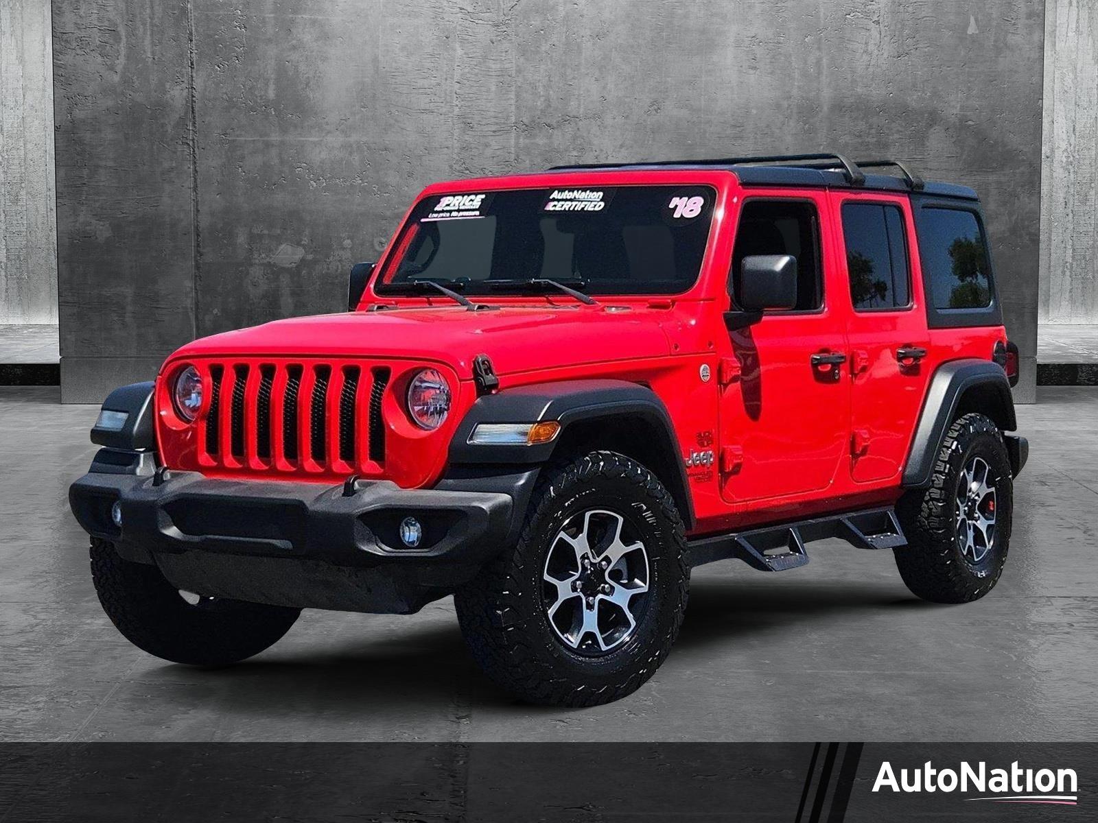 2018 Jeep Wrangler Unlimited Vehicle Photo in GILBERT, AZ 85297-0446