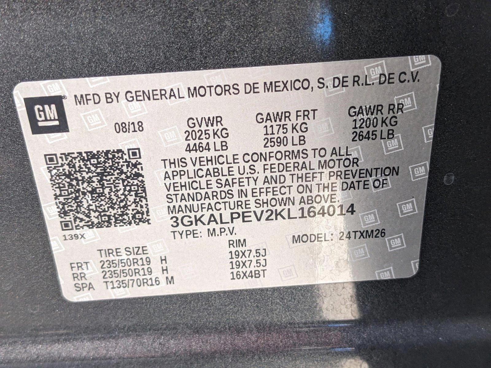 2019 GMC Terrain Vehicle Photo in GREENACRES, FL 33463-3207