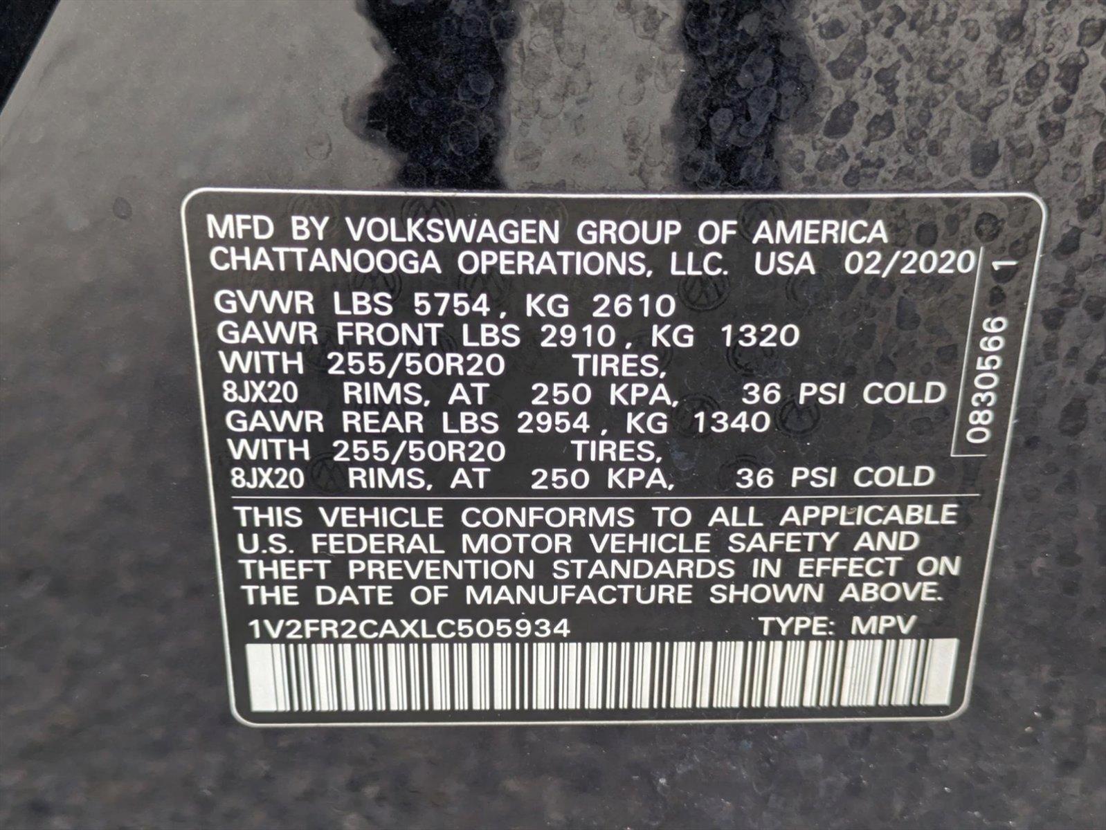 2020 Volkswagen Atlas Vehicle Photo in GREENACRES, FL 33463-3207