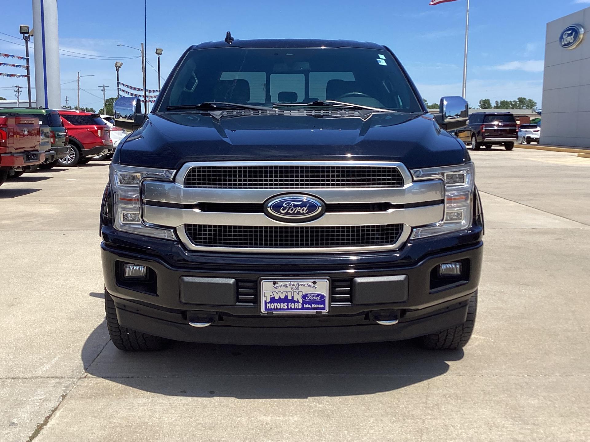 Used 2020 Ford F-150 Platinum with VIN 1FTEW1E53LFB71034 for sale in Iola, KS