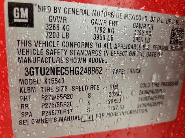 2017 GMC Sierra 1500 Vehicle Photo in NEENAH, WI 54956-2243