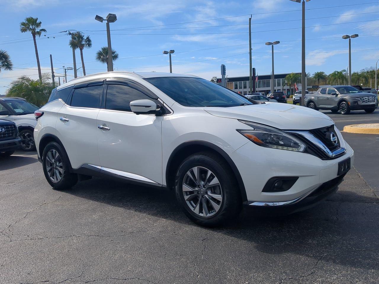 Used 2018 Nissan Murano SL with VIN 5N1AZ2MH1JN183141 for sale in Daytona Beach, FL