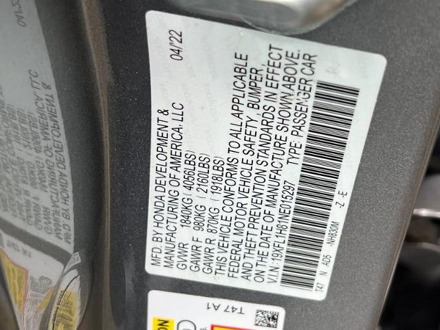 2022 Honda Civic Hatchback Vehicle Photo in PITTSBURG, CA 94565-7121