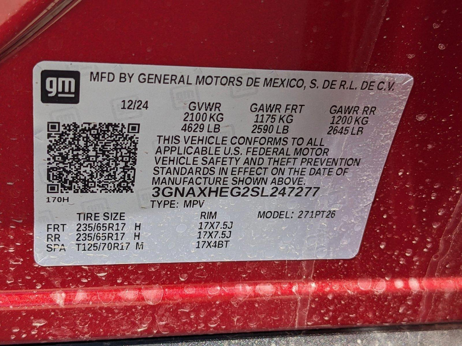 2025 Chevrolet Equinox Vehicle Photo in MIAMI, FL 33172-3015