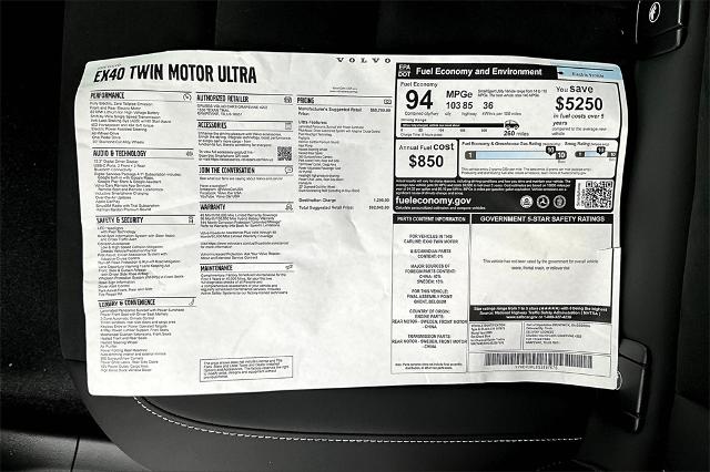 2025 Volvo EX40 Vehicle Photo in Grapevine, TX 76051